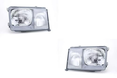 Johns, Scheinwerfer Satz passend für Mercedes W124 Scheinwerfer 12/84-08/89 H4/H3 Set links & rechts