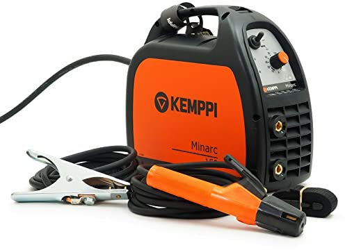 KEMPP Minarc 150A Schweißgerät Wechselrichter ARC Elektroden MMA 1ph 230 V, Orange, 450x227x368mm