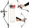 HNZMDY Bogenschießen Bogen und Pfeil Set für Erwachsene Jugendliche Jugend Compound Bogen Set Recurve Bogen Set für Outdoor Indoor Schießen Zielübungen (Typ 1: Recurve Bogen)