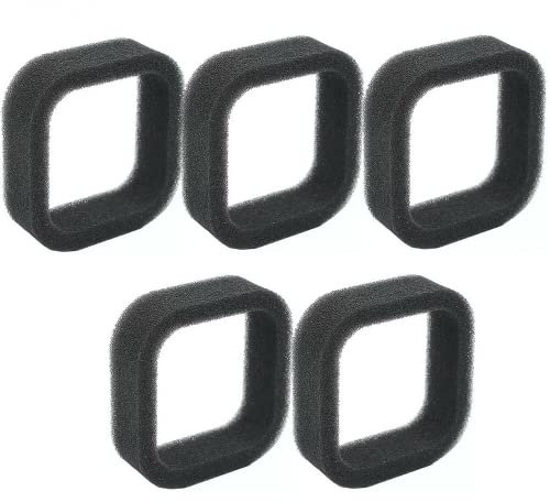 DAZZLEEX 5 filtros de aire para varias desbrozadoras, 50 x 43 mm, 6 mm de grosor