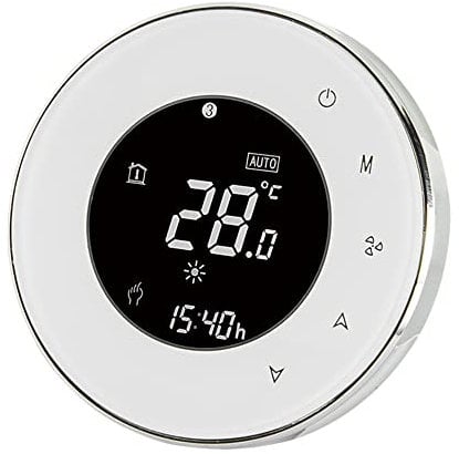 Lechnical Thermostat BAC-6000ELZB Central Air Conditioning Intelligent Constant Temperature LCD Screen 5-95 (℃) Wireless Controller Fan Coil Unit Smart Home Controller Panel