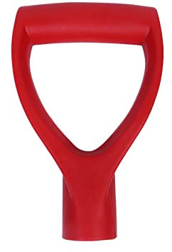 D Shaped Spade Handle,Plastic Garden Shovel Handle Replacement Grip Shovel Handle,34mm Inner Diameter Spade Fork Shovel Garden Accessories Red
