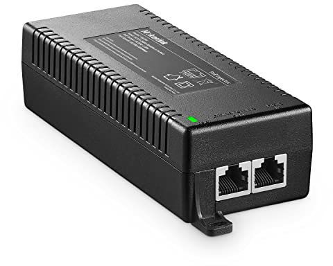 MokerLink Gigabit PoE Injektor, 802.3af/at/bt 60W, 10/100/1000Mbps Ethernet, Plug & Play, Nicht-PoE zu PoE Adapter, Entfernung bis zu 100 Meter (328 ft.)