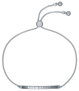 Ted Baker Breena Baker Bar Kordelarmband für Frauen (Silberton)