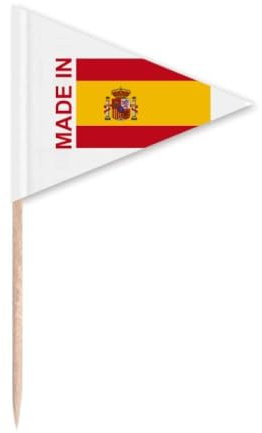 Palillo de dientes con diseño de bandera de España
