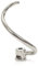 Silriku Gancio per impasto rivestito a spirale, gancio in metallo per affettatrice 5K7SDH KA 7QT 5KSM7580X 5KSM7586P 5KSM7990 5KSM8990