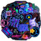 TANCUDER 200 Stück Neon Graffiti Aufkleber, Neon Aufkleber Decals, Wasserfeste Vinyl Sticker Set, Neon Sprüche Sticker Set, Graffiti Decal Neon Aufkleber, Neon-Aufkleber, Vinyl Sticker für Motorrad