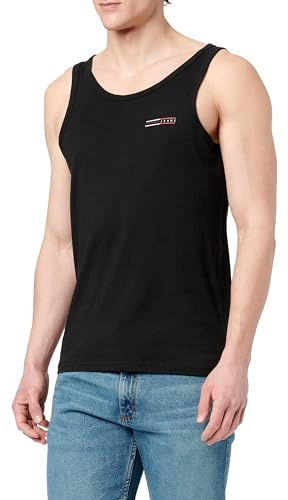 Tommy Jeans Herren TJM Slim Entry Graphic Tank EXT Dm0Dm20790 Weitere T-Shirts, Black (Black), M