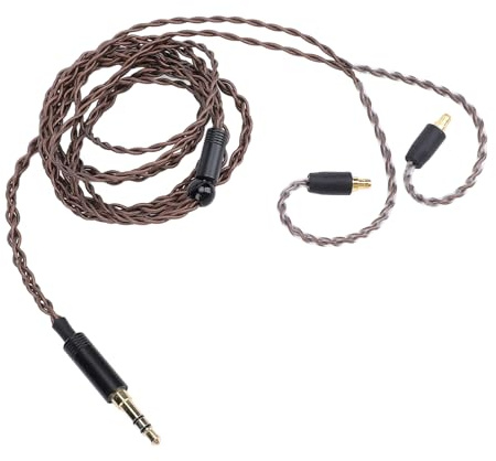 Fockety Upgrade Earphone Cable for IE100 Pro IE400 Pro IE500 Pro Earphones, OFC Core 3.5mm Stereo Plug Earphone Replacement Upgrade Cable, 3.9ft Cable Length