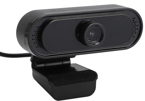 Annadue 1080P HD Webcam, HD 30FPS USB Webcam mit Rauschunterdrückungsmikrofon, USB HD Computer Webkamera für Laptop PC TV Videokonferenzen