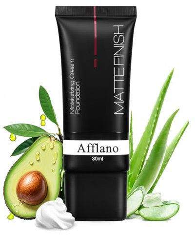 Afflano Make up Grundierung Weiß, White Foundation Makeup Goth Gesichtsfarbe, Lang Anhaltende Feuchtigkeitsspendende Creme-Grundierung, Concealer Abdeckung Makellose SFX Weiße Basis Matte Körperfarbe