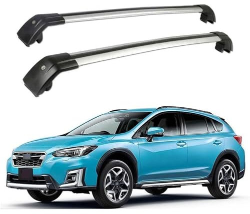 PJKSSAZS Dachgepäckträger-Querträger für Subaru XV E-Boxer SUV 2019+, Dachbox, Dachzelt, Fahrrad, Kano, Skikorbträger aus Aluminium.