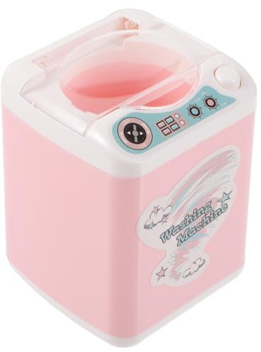 VICASKY Mini Waschmaschine Spielzeug Elektrische Reinigungsmaschine Für Make-up Pinsel Und Schwämme Handliches Haushaltsgerät Für Mädchen Pädagogisches Spielzeug Für Fantasievolles