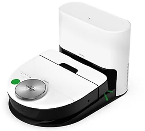 Folletto VR7S Robot Aspirapolvere, Base di Svuotamento e Ricarica Automatica, 6 Sacchetti Filtro Premium, 24 Mesi Garanzia