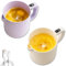 Multi-function Electric Egg Churn, 2 in 1 Cordless Handheld Whisk and Strainer for Eggs, 1L Large Capacity With Built-In Filter Plate, USB Charging, for Egges, Batters, Sauces (Mix)