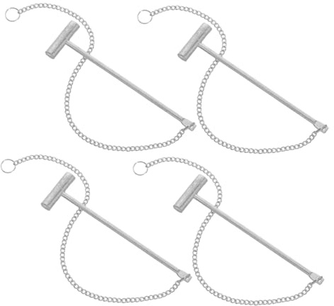 IOBIDDYS 4pcs Fire Extinguisher Mallet with Ergonomic Grip Emergency Button Hammer Glass Breaker Safety Tool for Fire Hydrant Alarm Box Compact Design