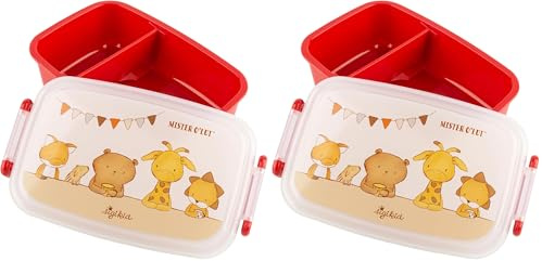 Sigikid 52926 Brotdose Mister O'Lui (Packung mit 2)