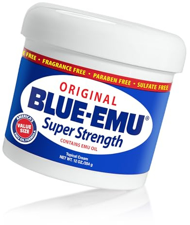 BLUE-EMU Original Super Strength Cream, Daily Muscle & Joint Support, 12 oz