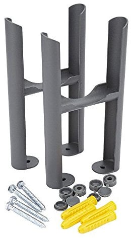 Milano Windsor Traditional Anthracite 3 Column Radiator Floor Mounting Feet Kit