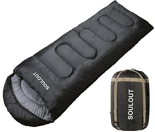 Umschlag-Schlafsack, 3–4 Jahreszeiten, warmes kaltes Wetter, leicht, tragbar, wasserdicht, Kompressionssack, Erwachsene und Kinder, Indoor- und Outdoor-Aktivitäten: Reisen, Camping, Rucksackreisen,