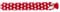 Warmies Intelex - Long Hot Water Bottle Red Spot Knit - BOT-RED-2