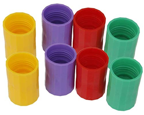 Sitrda 4 pcs Cyclone Tube Tornado Vortex Bouteilles Connecteurs pour Les Classes de l'école, Homeschoolers et n'importe Quel Autre Groupe ( Couleur aléatoire )