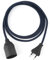 5m Plug-In Lampe NAVY-BLAU, Textilkabel mit Lampenfassung aus Thermoplast (GLATTMANTEL) mit Eurostecker