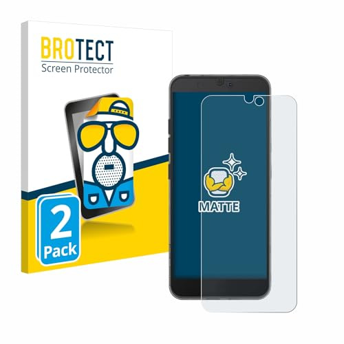 brotect Screen Protector Anti-Glare compatible with Fairphone 3 (2 Pack) Screen Protector Matte, Anti-Fingerprint Protection Film
