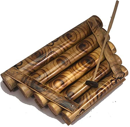 Traditionelles orientalisches indonesisches balinesisches Musikinstrument aus Holz, Xylophon L