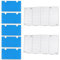 ESUDNT RV Air Conditioner Covers Grill for Dometic 3104928.019 (2 pcs A/C Ducted Grilles and 5 pcs Filter)