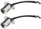 2pcs BAY15D 1157 Support de Lampe Adaptateur LED Support de Douille d'ampoule Câblage Harnais Sockets Accessoires pour Clignotant Feu Stop Feu arrière 12-24V 10cm