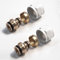 WITEN&NOCK 2er Set Klemmverschraubung für PVC Rohre 16 mm Eurokonusanschluss 1/2'' EK - 16x2mm