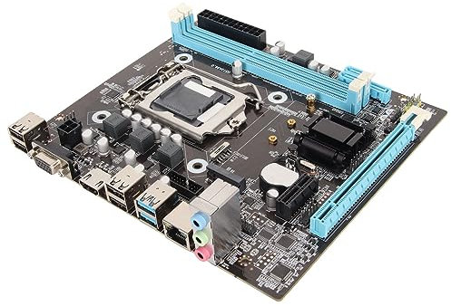 Dpofirs Placa Base para Juegos H81 para Placa Base LGA 1150 de Doble Canal DDR3 PC con Interfaz M.2 de Alta Velocidad Interfaces I O Placa Base para Juegos de 1600 MHz