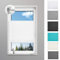 Plissee Ohne Bohren Plissees Klemmfix 30 x 40 cm Einfache Montage, Pflegeleicht Rollo Für Fenster mit Klemmträger / -fix für Wohnzimmer, Weiß