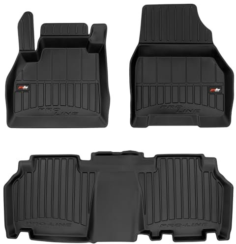 MOTOS Alfombrillas de Goma para Renault Kangoo II 2007-2021 Mejore la Comodidad de Sus Viajes con la Alfombra Antideslizante Car 3D- Alfombrillas de Coche para Varias Estaciones
