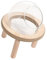 Milisten Ensemble De Salle De Bain en Verre pour Hamster Récipient De Bain De Sable Multifonctionnel pour Petits Animaux Nettoyage Facile Rangement pour Hamsters Souris Chinchillas