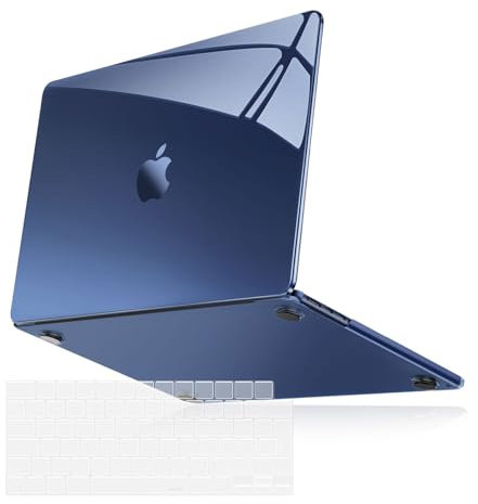 MOSISO Compatible with MacBook Air 13 inch Case 2025 2024 2023 2022 M4 M3 M2 A3240 A3113 A2681, Surpass Natural Beauty Cover for MacBook Air 13.6 inch Case Hard Shell&Keyboard Skin, Crystal Midnight