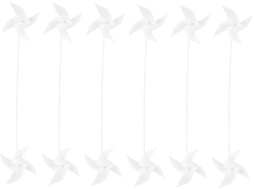 ibasenice 30stücke Papierwindräder Für Junge Mädchen Unbemalte Bastelsets Zum Ausmalen Kreatives Spielzeug Für Garten Und Gruppenaktivitäten Für Sommerprojekte Und Kunsthandwerk