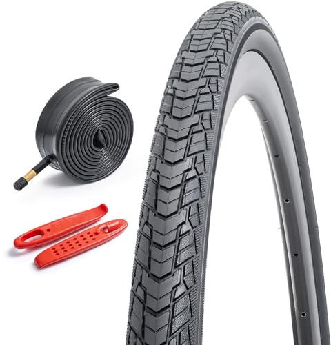700C Fahrradreifen 700x45C 47-622 Fahrrad Mantel Faltbar Reifen 28 Zoll passend für 700 x 45C 28x1.75 (28x1 5/8x1 3/4) City/Rennrad Fahrrad Reifen