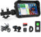 4K Carplay Moto Android Auto 6.25 Pulgadas Pantalla TáCtil con Dashcam Delantera Trasera, Navegador GPS Moto Conectar y Usar IP67 Impermeable Doble Bluetooth Siri/Goo.gle Assistant
