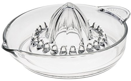 PureNature Saftpresse aus Glas Zitruspresse 19,5x15,3x8 cm