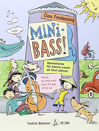 Mini Bass, für Kontrabass: Spielstücke für kleine Leute an fünf Jahren. Schwierigkeitsgrad: 1-2