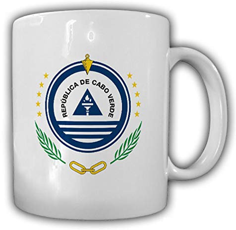 Kap Verde Wappen Emblem Republik Cabo Verde - Tasse Kaffee #13536