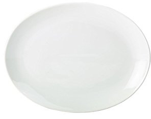 Royal Genware Oval Plate 25.4 cm / 10 - Quantity 6