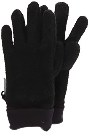 Sterntaler Unisex Kinder Fingerhandschuhe aus Microfleece, mit Elastischem Bündchen Handschuhe, Anthrazit Melange, 2