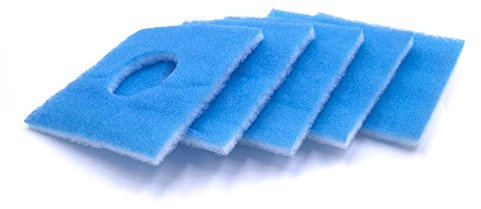 vhbw 5X Filter kompatibel mit Limodor Limot Lüfter Serie F Typ D, LF, ELF Lüftungsgerät Badlüfter & Deckel-Umrüstsatz F/C - Ersatz für F-LF/5, 00010 Zubehör