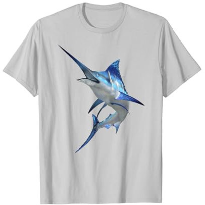 Wunderschönes Blue Marlin Fischerhemd T-Shirt