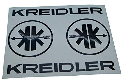 Kreidler MF Mofa Tank Verkleidung Aufkleber Schriftzug mit Logo, Sticker, zum Restaurieren von Lack & Verkleidung. Motorrad Emblem Alternative