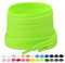 Stepace 2 Pares - Cordones Planos para Zapatos, 8mm de Ancho, Cordones Premium de Reemplazo para Zapatillas, Atletismo, Zapatos Casuales Neón Verde 100cm