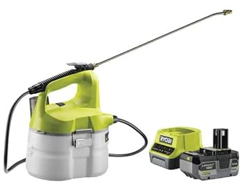 Pack RYOBI pulvérisateur 18V One+ 3,5L OWS1880-1 Batterie 4.0Ah - 1 Chargeur Rapide 2.0Ah RC18120-140X